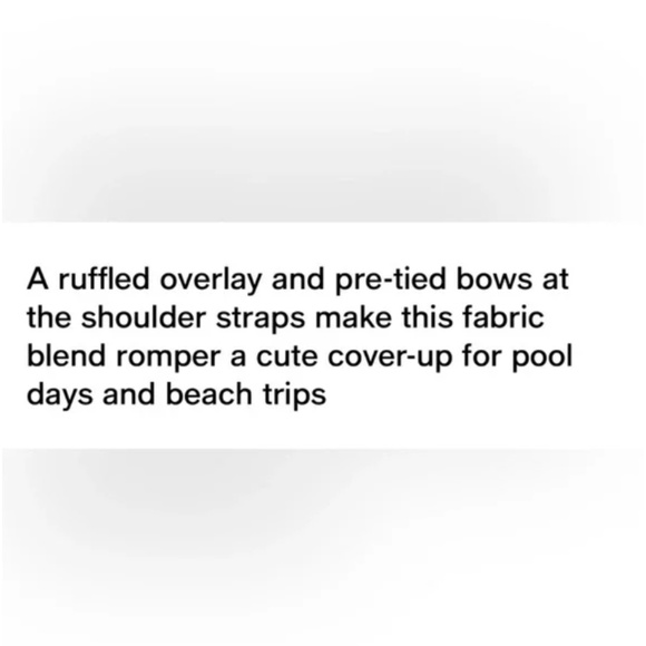 Polo Ralph Lauren NWT Girls Size 7 Sleeveless Ruffled Cotton-Blend Terry Romper - Picture 3 of 5